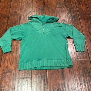 Aerie Green pullover oversized